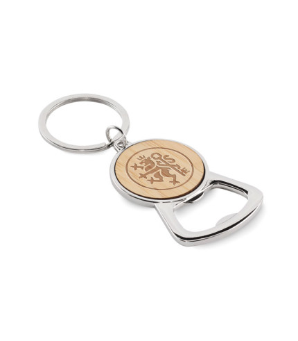 Recycled aluminium key ring