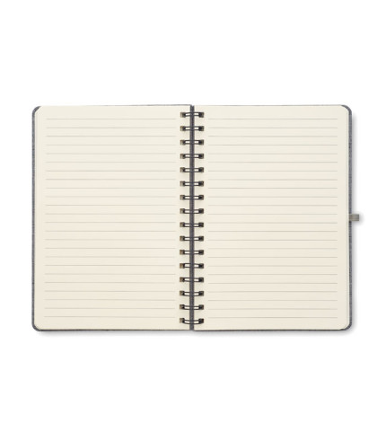 A5 notebook with phone holder