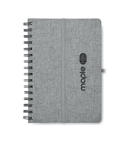 A5 notebook with phone holder