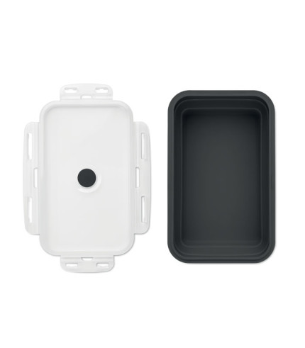 Collapsible silicone lunch box