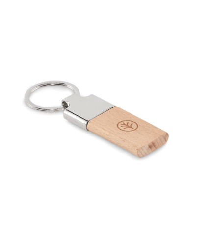 Privjesak za ključeve s gumenim drvetom