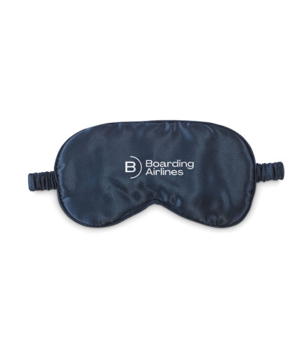 Soft polyester eye mask