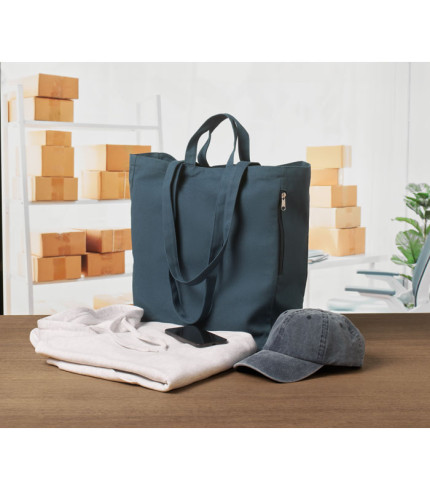 Recycled cotton shopping bag