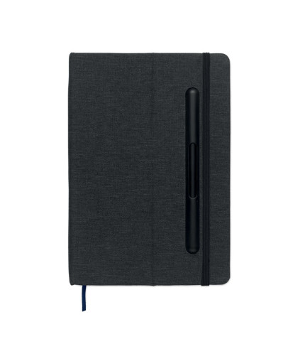 A5 notebook with phone holder