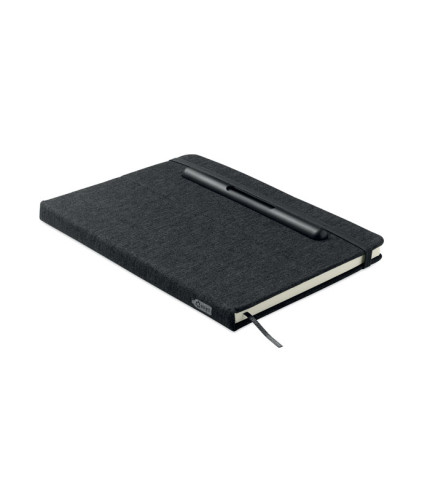 A5 notebook with phone holder
