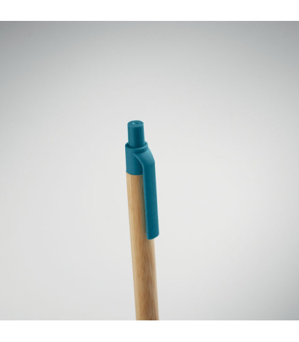 Kemijska olovka s gumbom od bambusa