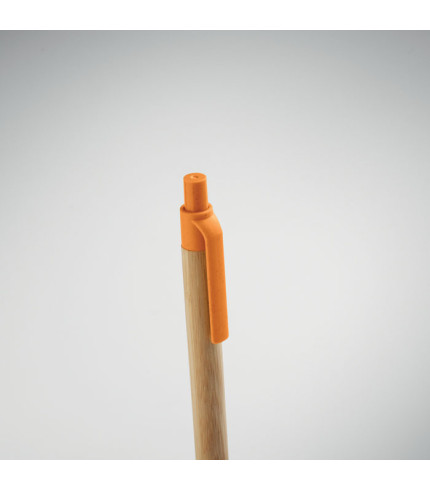 Kemijska olovka s gumbom od bambusa