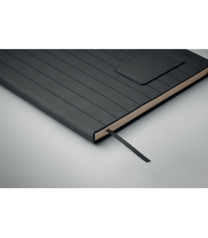 A5 notebook in smokey PU