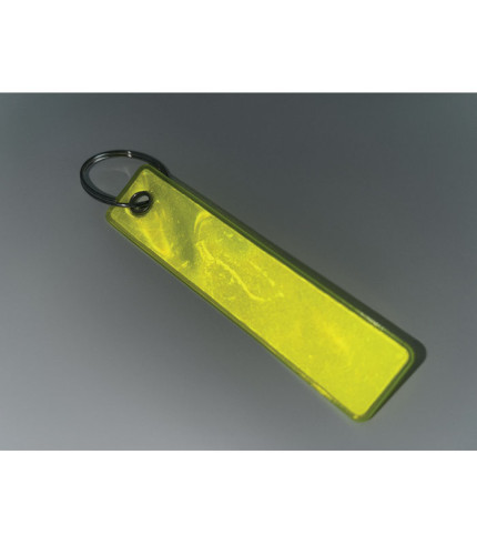 Reflective key ring in PVC
