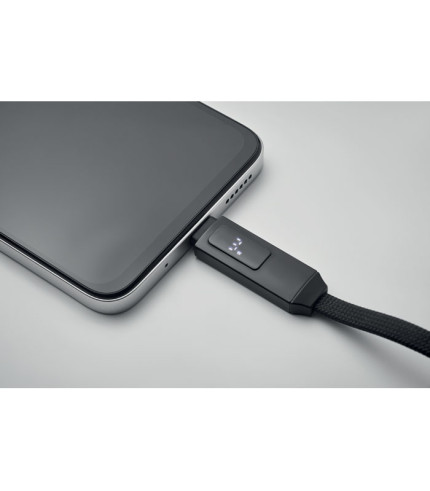 60W charging cable keyring