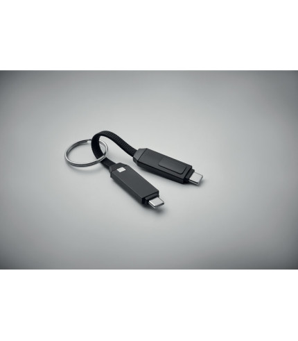 60W charging cable keyring