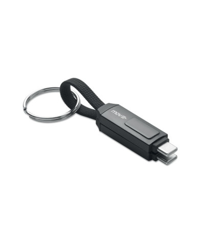 60W charging cable keyring