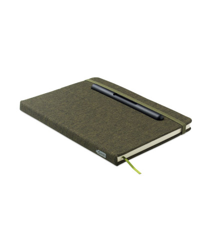 A5 notebook with phone holder