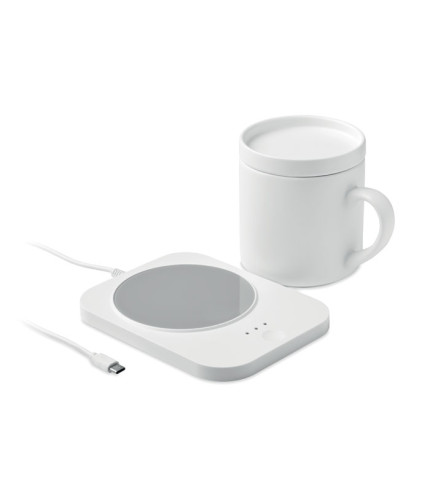 Bežični punjač za grijanje šalica