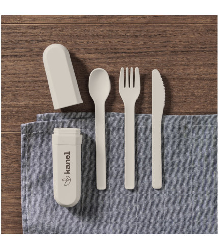 Set pribora za jelo i kutija od PLA plastike