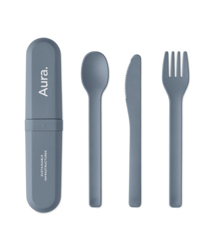 Set pribora za jelo i kutija od PLA plastike