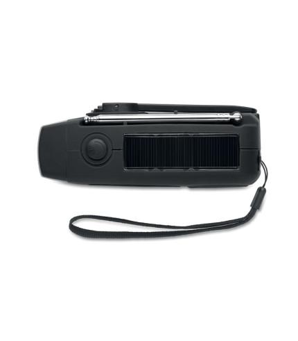 Portable radio with LED torch