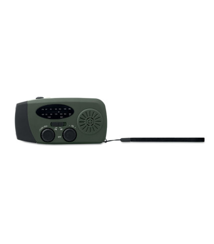 Portable radio with LED torch