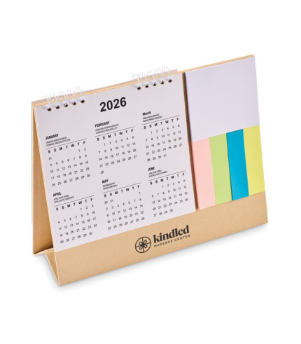 Stolni kalendar s blokom za bilješke